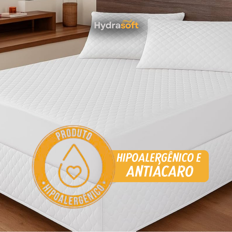 [COMPRE 1, LEVE 3] Hydra Soft™ Jogo de Cama Impermeável Premium – Capa + 2 Fronhas