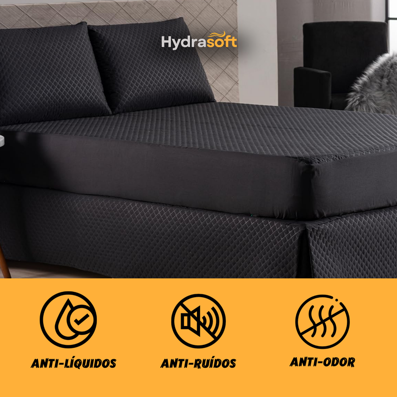 [COMPRE 1, LEVE 3] Hydra Soft™ Jogo de Cama Impermeável Premium – Capa + 2 Fronhas