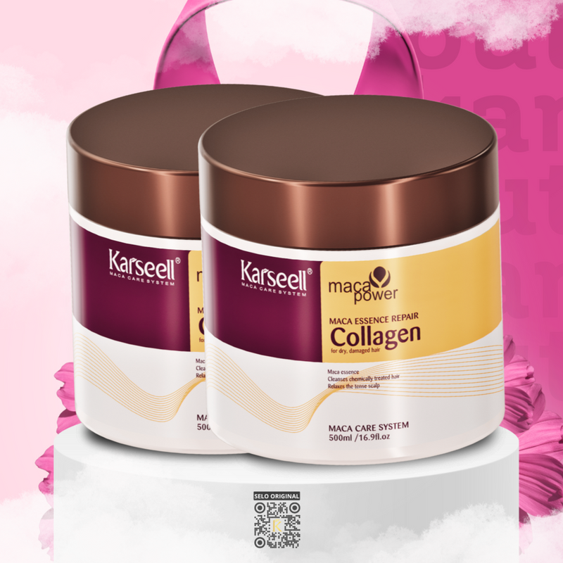 [Queima de Estoque🔥] Compre 1 Leve 2 Mascara Karseell  Collagen (Somente Hoje!)