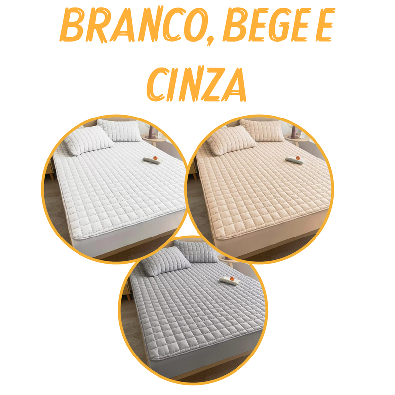 [COMPRE 1, LEVE 3] Hydra Soft™ Jogo de Cama Impermeável Premium – Capa + 2 Fronhas