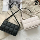 Bolsa literária monocromática de ombro único feminina