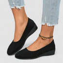 Éliane | Bailarinas confortáveis com salto compensado