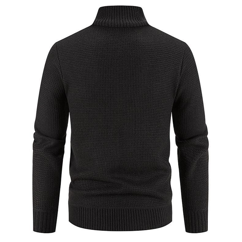 Jaqueta Puffer Masculina com Manga em Lã