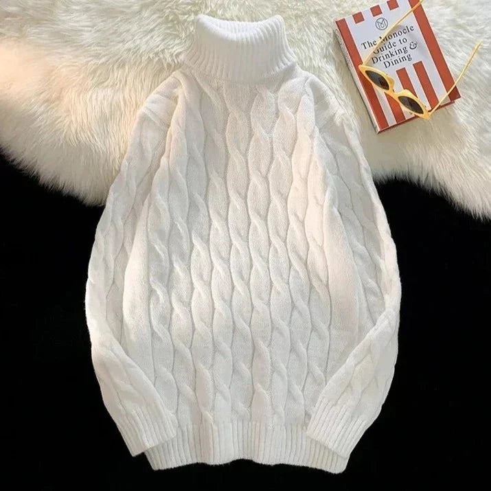 Suéter Masculino de Gola Alta - Elegância e Conforto