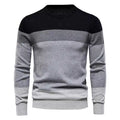 Suéter Masculino Listrado Slim Fit